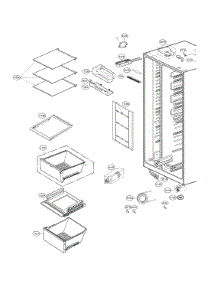 Refrigerator Compartment parts for Lg Side-By-Side Refrigerator LSXS26336S/00 from AppliancePartsPros.com