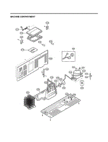 Machine Compartment parts for Lg Side-By-Side Refrigerator LSXS26366D/03 from AppliancePartsPros.com