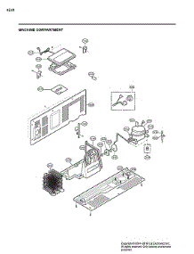 Machine Compartment parts for Lg Side-By-Side Refrigerator LSXS26366D/04 from AppliancePartsPros.com