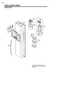 Freezer Door Parts parts for Lg Side-By-Side Refrigerator LSXS26366D/08 from AppliancePartsPros.com