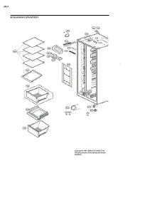 Refrigerator Compartment Parts parts for Lg Side-By-Side Refrigerator LSXS26366D/08 from AppliancePartsPros.com