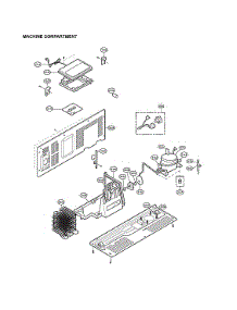 Machine Compartment parts for Lg Side-By-Side Refrigerator LSXS26366S/04 from AppliancePartsPros.com