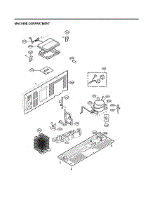Machine Compartment parts for Lg Side-By-Side Refrigerator LSXS26366S/07 from AppliancePartsPros.com