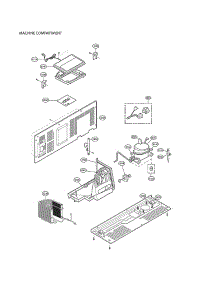 Machine Compartment parts for Lg Side-By-Side Refrigerator LSXS26366S/11 from AppliancePartsPros.com