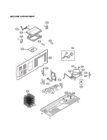 Machine Compartment parts for Lg Side-By-Side Refrigerator LSXS26386S/03 from AppliancePartsPros.com