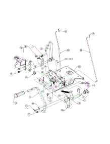 Pedal Assembly parts for Cub Cadet Front-Engine Lawn Tractor LT1018 from AppliancePartsPros.com