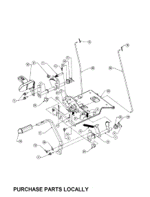 Pedal Assembly parts for Cub Cadet Front-Engine Lawn Tractor LT1046 from AppliancePartsPros.com