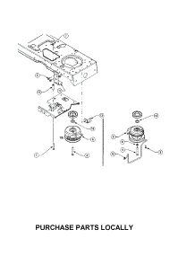 Power Tank-Off (Pto) System parts for Cub Cadet Front-Engine Lawn Tractor LT1046 from AppliancePartsPros.com