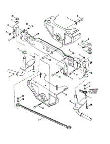 Front Axle parts for Snapper Front-Engine Lawn Tractor LT120G30AB from AppliancePartsPros.com
