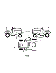 Decals parts for Husqvarna Front-Engine Lawn Tractor LT1597-96041039300 from AppliancePartsPros.com