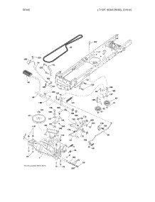 Drive parts for Husqvarna Front-Engine Lawn Tractor LT1597-96041039300 from AppliancePartsPros.com