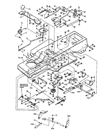 Frame / Clutch / Brake / Steering parts for Snapper Front-Engine Lawn Tractor LT160H42DBV2 from AppliancePartsPros.com