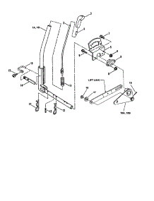 Implement Lift parts for Snapper Front-Engine Lawn Tractor LT160H42DBV2 from AppliancePartsPros.com