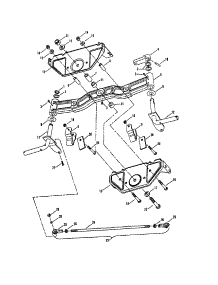 Cast Front Axle parts for Snapper Front-Engine Lawn Tractor LT160H42FBV2 from AppliancePartsPros.com