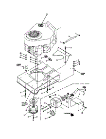 Engine (Lt160h42fbv2) parts for Snapper Front-Engine Lawn Tractor LT180H48FBV2 from AppliancePartsPros.com