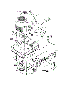 Engine (Lt180h48fbv2) parts for Snapper Front-Engine Lawn Tractor LT180H48FBV2 from AppliancePartsPros.com