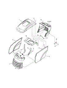 Hood / Grille / Dash parts for Snapper Front-Engine Lawn Tractor LT1840 (1694808) from AppliancePartsPros.com