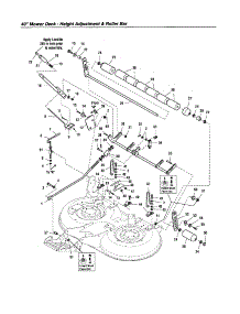 Height Adjustment / Roller Bar parts for Snapper Front-Engine Lawn Tractor LT1840 (1694808) from AppliancePartsPros.com