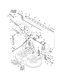 Height Adjustment / Roller Bar parts for Snapper Front-Engine Lawn Tractor LT2040 (2690655) from AppliancePartsPros.com