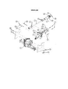 Drive Line parts for Cub Cadet Front-Engine Lawn Tractor LT2180 from AppliancePartsPros.com