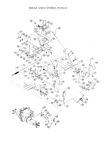 Brake And Control Pedals parts for Cub Cadet Front-Engine Lawn Tractor LT2180 from AppliancePartsPros.com