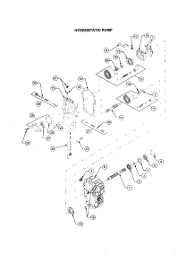 Hydrostatic Pump parts for Cub Cadet Front-Engine Lawn Tractor LT2180 from AppliancePartsPros.com