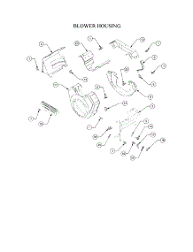 Blower Housing parts for Cub Cadet Front-Engine Lawn Tractor LT2180 from AppliancePartsPros.com