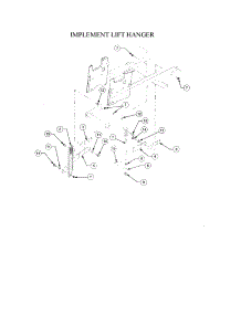 Implement Lift Hanger parts for Cub Cadet Front-Engine Lawn Tractor LT2180 from AppliancePartsPros.com