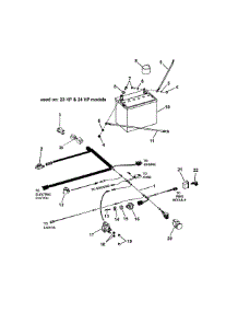 Electrical (23 & 24 Hp) parts for Snapper Front-Engine Lawn Tractor LT23460AWS (7800478) from AppliancePartsPros.com