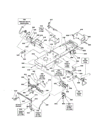 Frame & Front Axle parts for Snapper Front-Engine Lawn Tractor LT2452 (2690980) from AppliancePartsPros.com