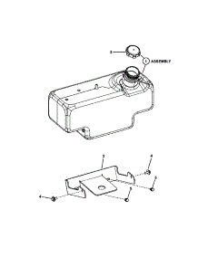 Fuel Tank parts for Snapper Front-Engine Lawn Tractor LT24520 from AppliancePartsPros.com