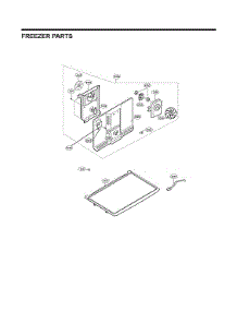 Freezer Parts parts for Lg Top-Mount Refrigerator LTCS20020W/00 from AppliancePartsPros.com