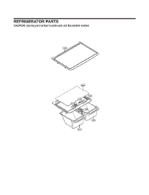 Refrigerator Parts parts for Lg Top-Mount Refrigerator LTCS20120W/00 from AppliancePartsPros.com