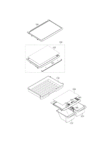 Refrigerator Parts parts for Lg Top-Mount Refrigerator LTCS20220W/00 from AppliancePartsPros.com