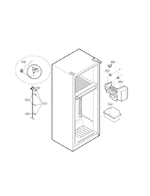 Ice Maker Parts parts for Lg Top-Mount Refrigerator LTCS20220W/03 from AppliancePartsPros.com