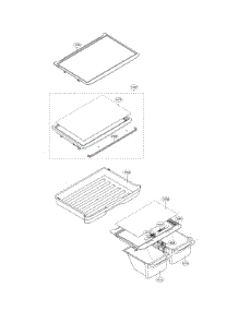 Refrigerator Parts parts for Lg Top-Mount Refrigerator LTCS24223B/00 from AppliancePartsPros.com