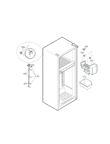 Ice Maker Parts parts for Lg Top-Mount Refrigerator LTCS24223B/00 from AppliancePartsPros.com