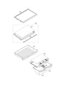 Refrigerator Parts parts for Lg Top-Mount Refrigerator LTCS24223B/01 from AppliancePartsPros.com