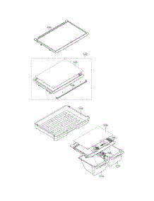 Refrigerator Parts parts for Lg Top-Mount Refrigerator LTCS24223D/00 from AppliancePartsPros.com