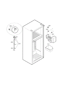 Ice Maker Parts parts for Lg Top-Mount Refrigerator LTCS24223D/00 from AppliancePartsPros.com