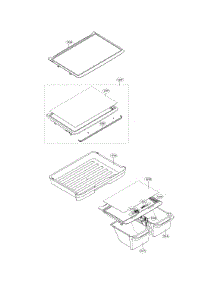 Refrigerator Parts parts for Lg Top-Mount Refrigerator LTCS24223D/01 from AppliancePartsPros.com