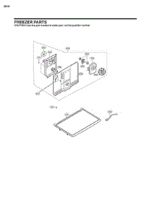Freezer Parts parts for Lg Top-Mount Refrigerator LTCS24223D/03 from AppliancePartsPros.com