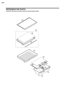 Refrigerator Parts parts for Lg Top-Mount Refrigerator LTCS24223D/03 from AppliancePartsPros.com