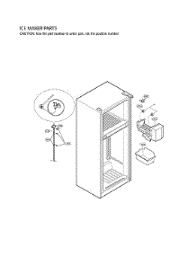 Ice Maker Parts parts for Lg Top-Mount Refrigerator LTCS24223D/05 from AppliancePartsPros.com