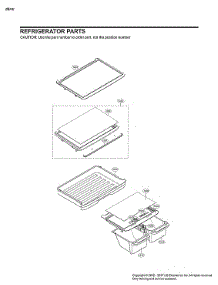Refrigerator Parts parts for Lg Top-Mount Refrigerator LTCS24223S/07 from AppliancePartsPros.com