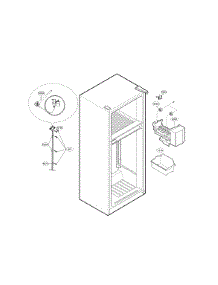 Ice Maker Parts parts for Lg Top-Mount Refrigerator LTCS24223W/00 from AppliancePartsPros.com