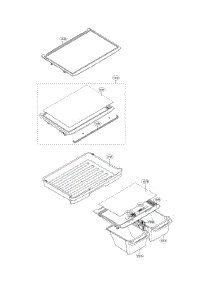 Refrigerator Parts parts for Lg Top-Mount Refrigerator LTCS24223W/05 from AppliancePartsPros.com
