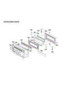 Upper Door Parts parts for Lg Electric Range LTE4815BD/00 from AppliancePartsPros.com
