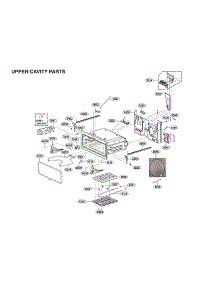 Upper Cavity Parts parts for Lg Electric Range LTE4815BM/00 from AppliancePartsPros.com