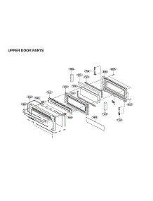 Upper Door Parts parts for Lg Electric Range LTE4815ST/00 from AppliancePartsPros.com